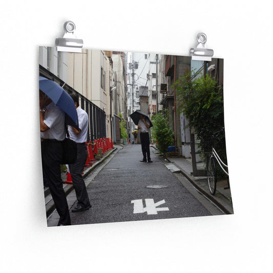 Japanese Salarymen Taking A Break