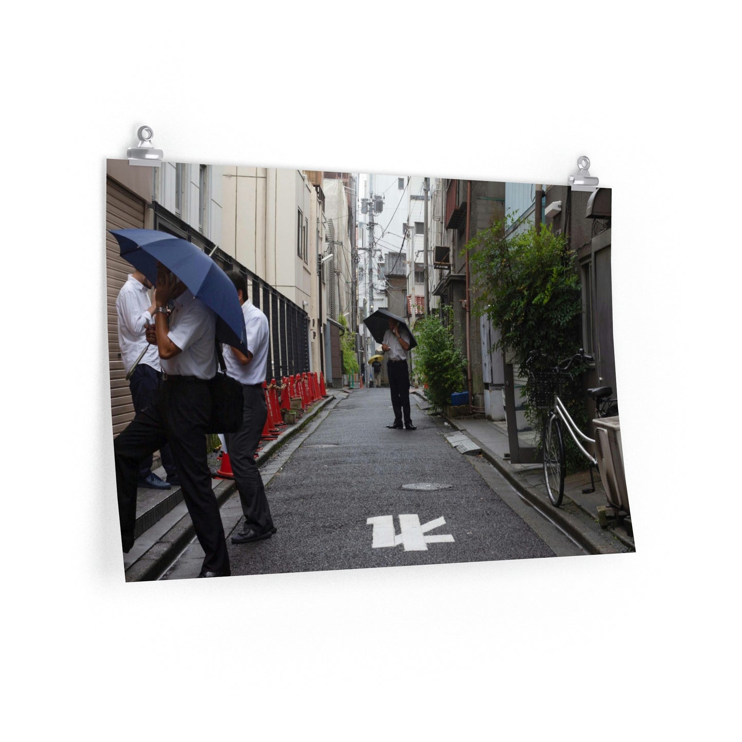 Japanese Salarymen Taking A Break